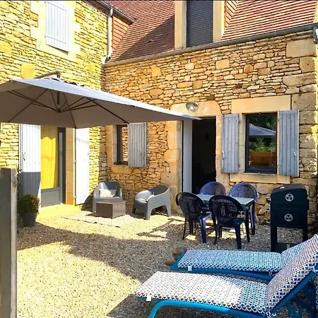 Ferienhaus Petit Paradis De Baran Romantic Stone With Hot Tub Near Sarlat